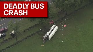 8 killed, 40 hospitalized in Florida migrant bus crash