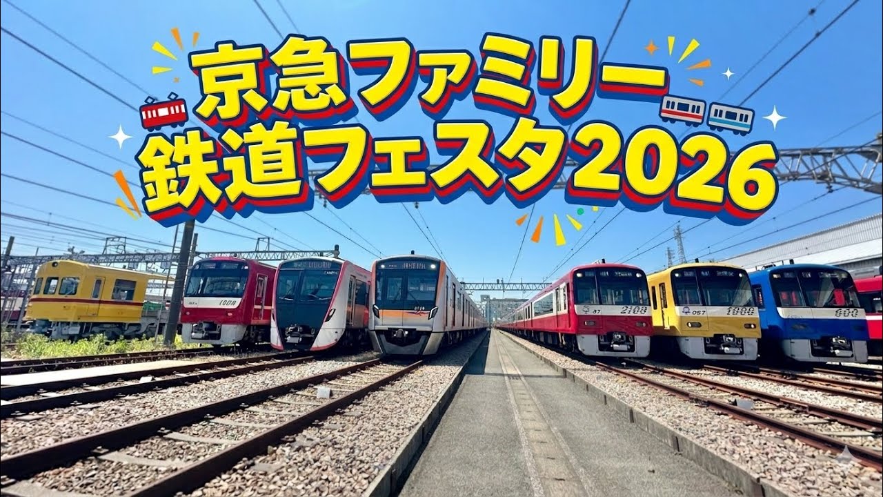 【京急】ファミリー鉄道フェスタ2026にいってきた!#鉄道 #電車 #親子