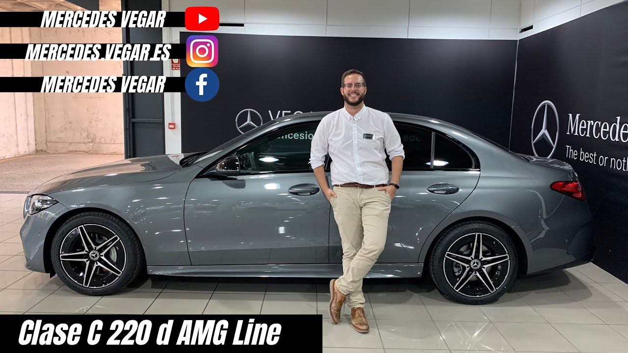 Clase C 220 d AMG Line Gris Selenita, vehículo bajo pedido a fábrica de MercedesBenz. YouTube Clase C 220 d AMG Line Gris Selenita, vehículo bajo pedido a fábrica de MercedesBenz. YouTube