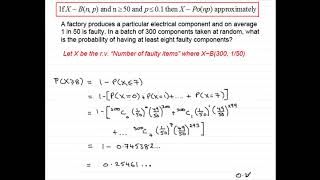 y2mate com   Poisson Approximation to the Binomial Distribution Example  Tboy-11
