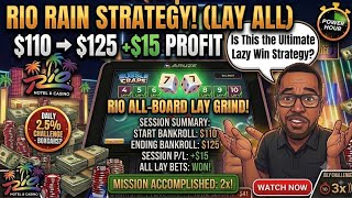 Can the "Make It Rain" Bet Beat Bubble Craps? $110 Bankroll Test at The Rio!