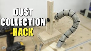 Simple Dust Collection Hack For Small Workshops