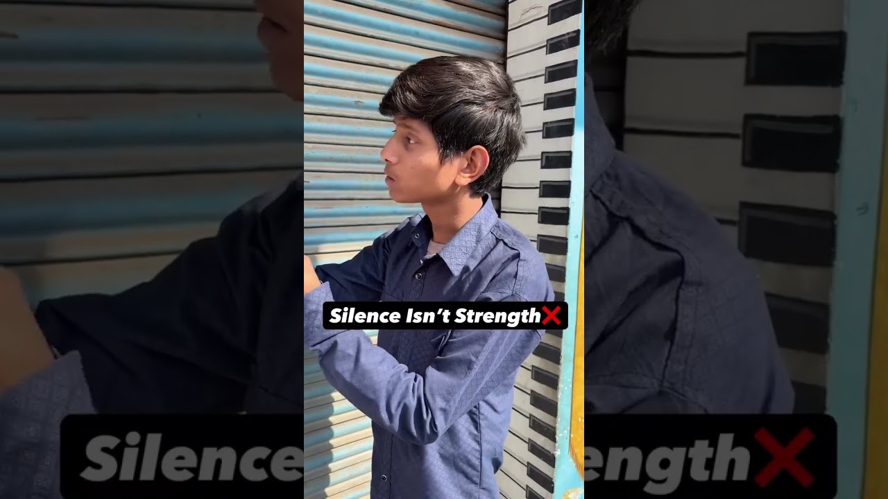 Silence isn’t strength❌