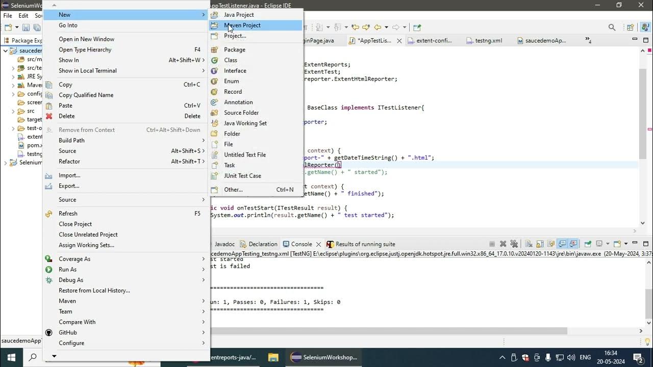 P10 - Selenium Hybrid Framework - Extent reports - YouTube