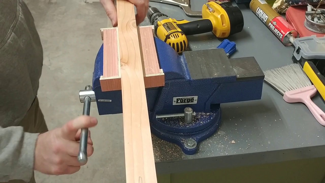 Clamping wood in vise, no more knurling marks YouTube