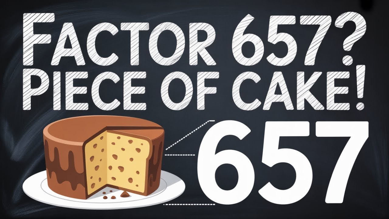 Prime factorization of 657 | 657 as a Prime Factor - YouTube