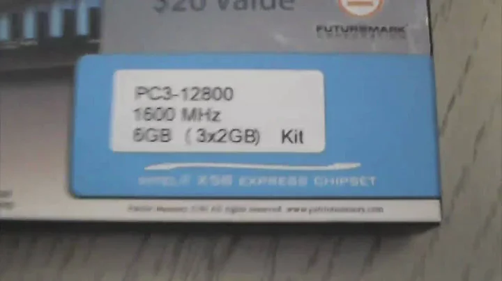 Patriot Viper 6GB Memory Unboxing The Movie [HD]