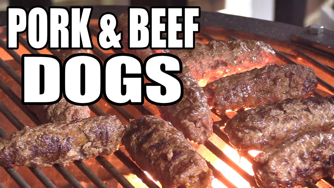 How to Grill Pork & Beef Dogs Recipe YouTube