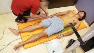 週に1時間しか運動しない人の体脂肪率は？業務用のマシンで肉体検査