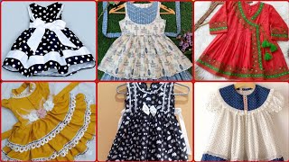 Printed trending baby frock design printed baby frock with less patch outstanding comfortable frock