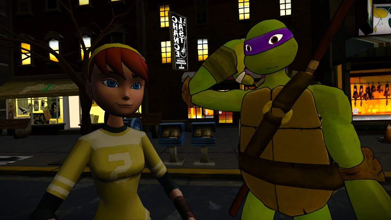 APRIL MEETS THE TURTLES