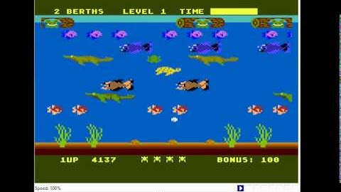 Frogger II: ThreeeDeep (Atari 8-bit computer)