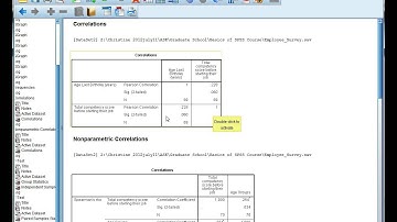 Interpret SPSS output for correlations: Pearson