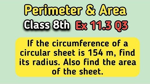 Q 3, Ex 11.3 - Perimeter and Area - Chapter 11 - Maths Class 7th - NCERT