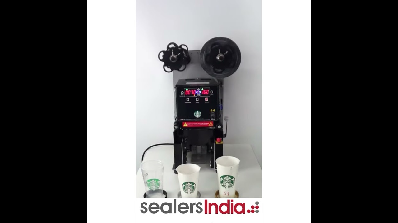 VP95SN cup sealing machine for paper cups for takeaway packaging