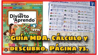 MDA Guide. Page 73. Fifth grade. Calculation and discovery.