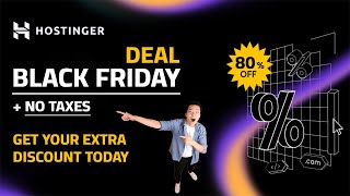 hostinger black friday sale 2025 | get your plan with not taxes