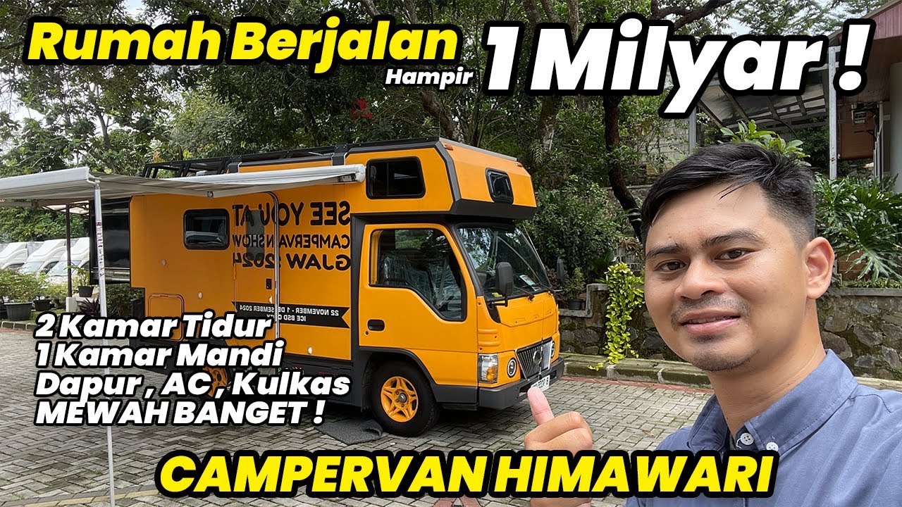 Campervan Mewah Kayak Apartment ? Ada Toilet, 2 Kamar tidur KITA ROOM TOUR AJA !