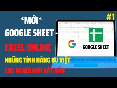 Tiện ích với google sheet – Làm quen với google trang tính – googles sheet -excel online-DV Channel