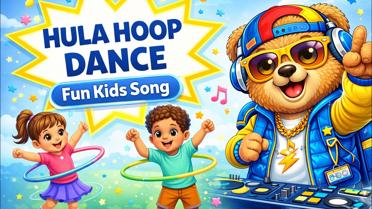 Hula Hoop Dance for Kids | DJ Fuzzy Dance Along