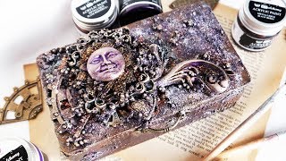 Altered Mixed Media Box with Finnabair and Mitform Castings
