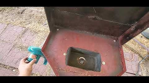 Home made coal/coke forge part 1