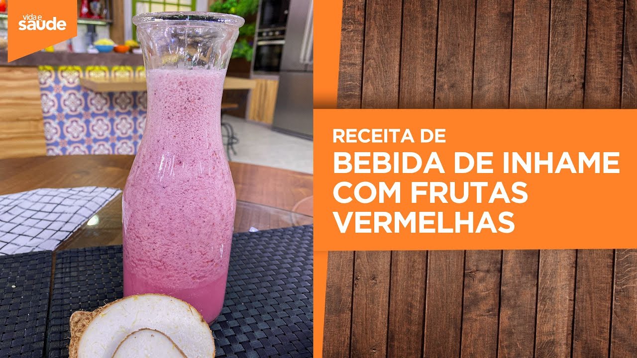 Terça na Cozinha: Bebidas Vegetais - Bebida de inhame com frutas vermelhas (15/08/23)