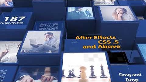 Royalty Free | After Effects Template | 3d Mosaic Corporate Intro