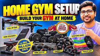 Home Gym Setup🔥Best Dumbbells, Gym Bench, Pull up Bar, Resistance Bands🔥Best Gym Equipment for Home