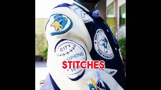 Custom Varsity Jacket With All Chenile Embroidery 🪡 #fashion #mri #clothing #youtubeshort Wealth