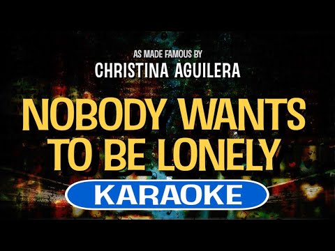 Video thumbnail for Nobody Wants to be Lonely - Christina Aguilera feat. Ricky Martin