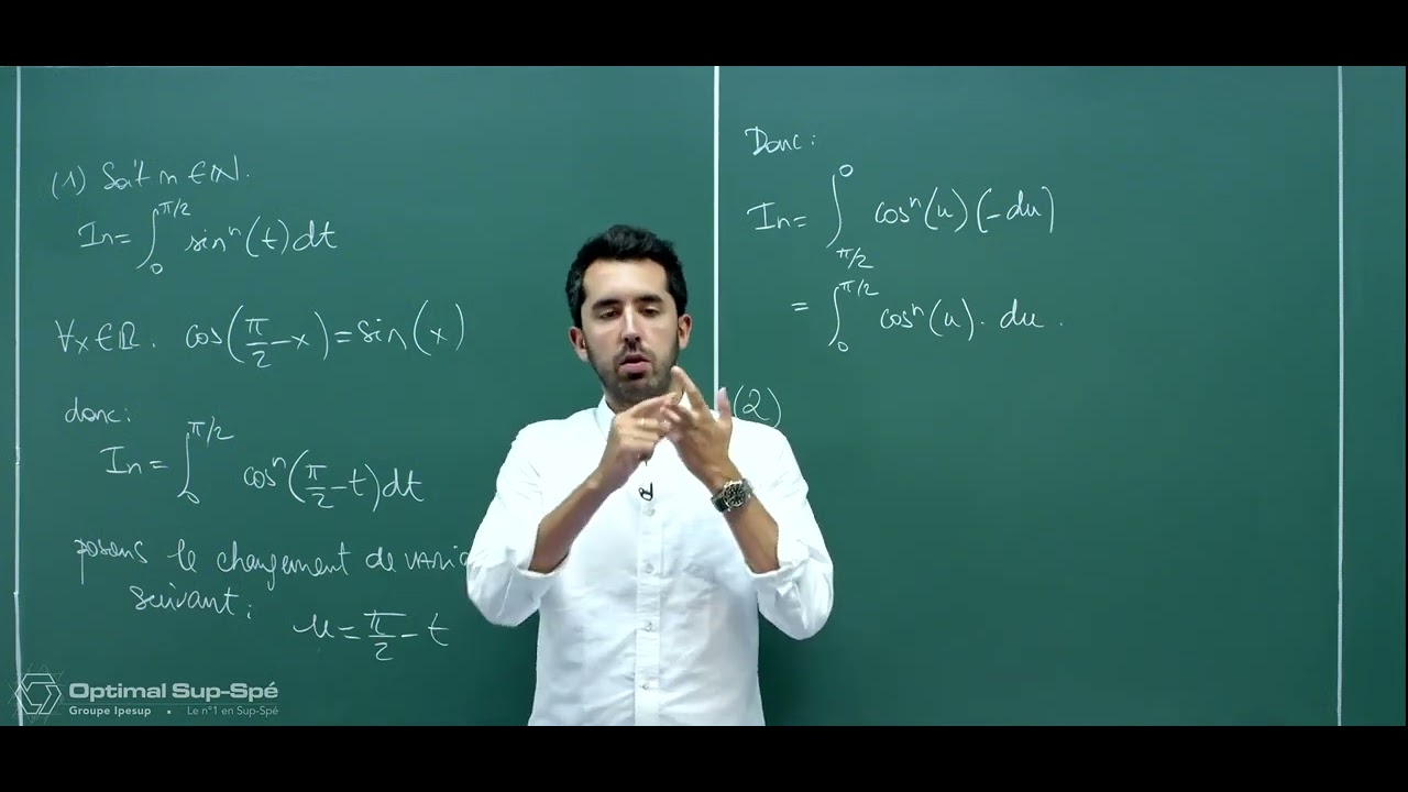 Intégrales de Wallis - Exercice corrigé - Maths Sup