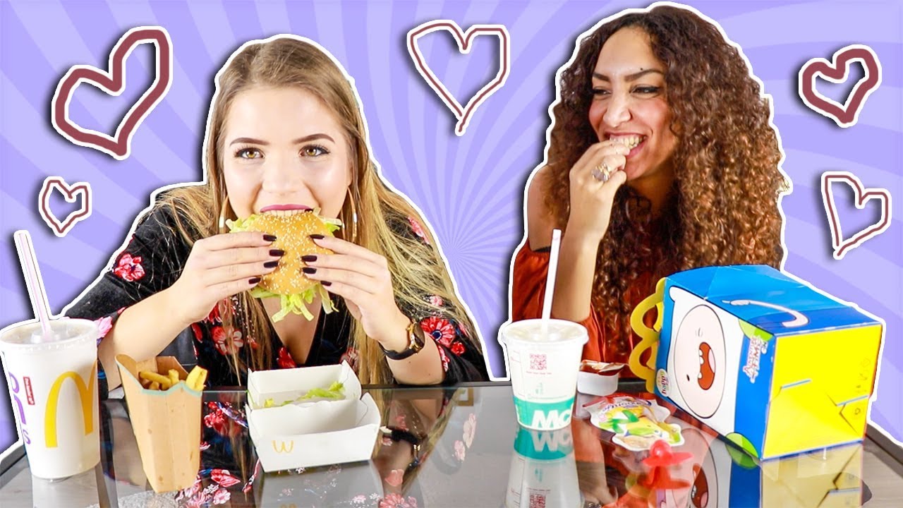 REALTIME MCDONALS MUKBANG! (Zonder knippen) ∙ Met Larissa Bruin! | Kristina K ❤