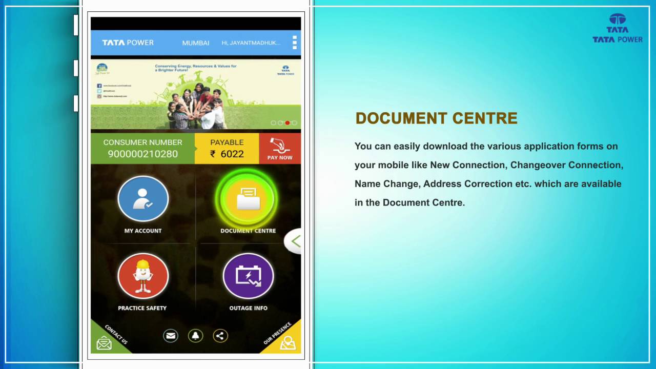 Tata Power Mobile App Tutorial