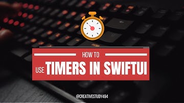 How to Use Timers in SwiftUI with onReceive and Timer.publish #swiftui #ios