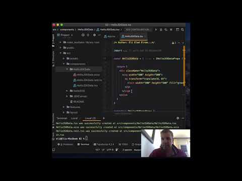 Integrating d3.js with