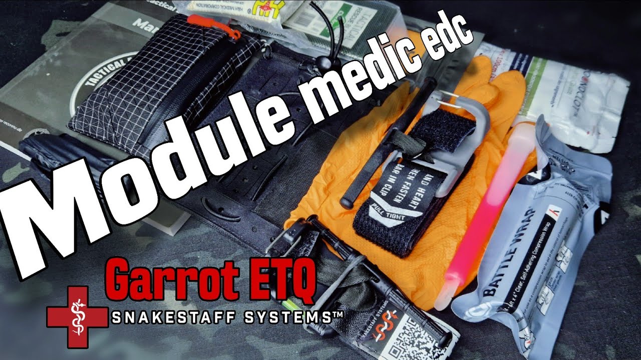 Module Medic EDC // Revue Garrot ETQ V2 snakestaff systems - YouTube