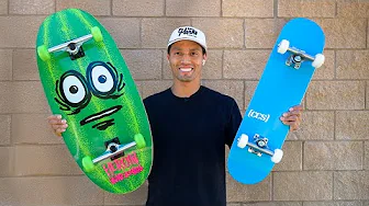 Testing the Widest vs. Skinniest Skateboard
