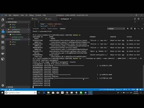 Microservice Nodejs + Docker + RabbitMQ (Publish/Subscribe)