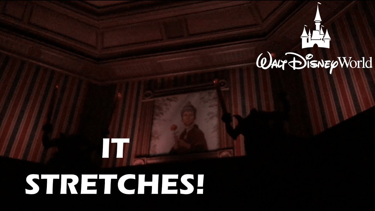 Walt Disney World Magic Kingdom's Haunted Mansion Stretching Room YouTube