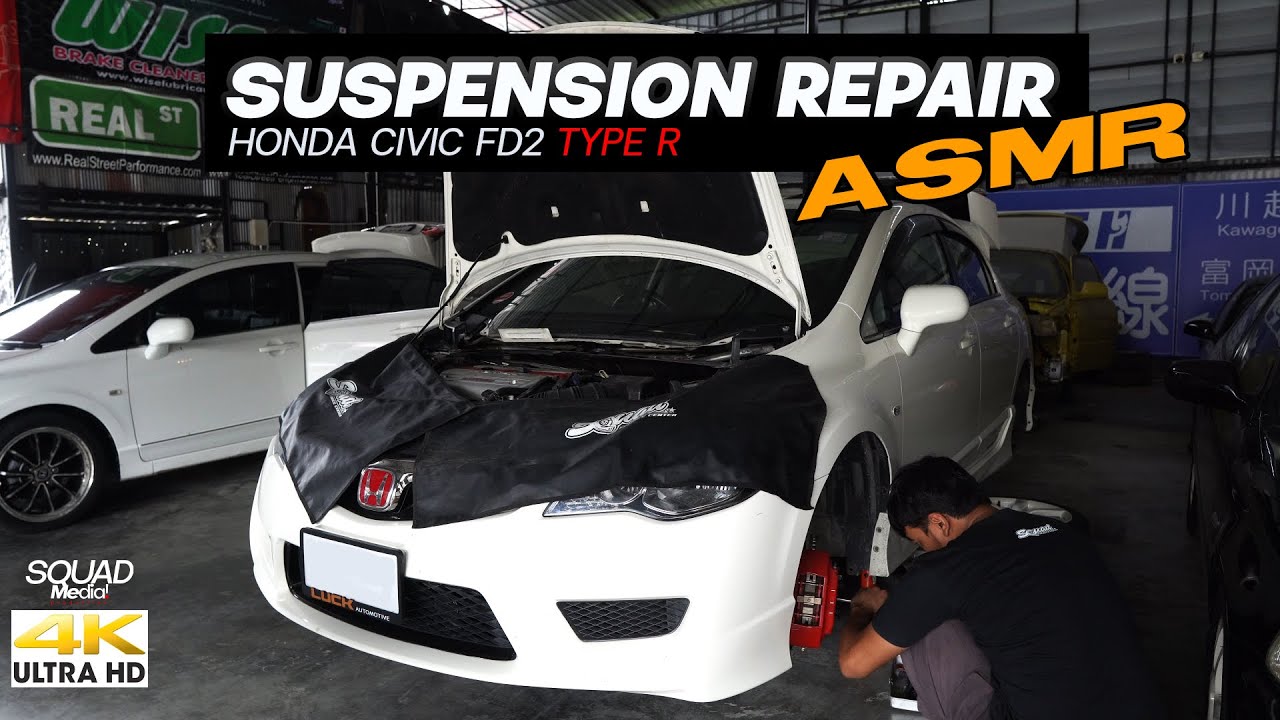 Building Suspension CIVIC FD2 Type R ASMR - Service ช่วงล่างเต็มระบบ ...