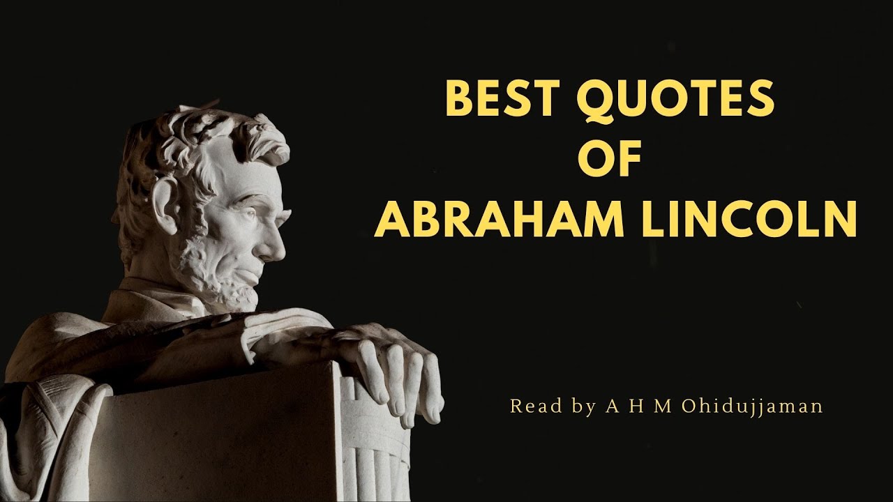 Learn English through Quotes || Best Quotes of Abraham Lincoln  || Level 1