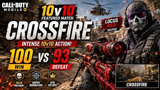 Can You Survive This 10v10 Crossfire Battle 🔥 #callofduty #codm #codmobile 