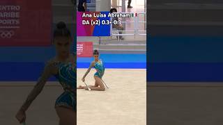 ✨🥈Ana Luisa Abraham 🇲🇽 Impresses with Clubs! | D Score Analysis | 26.2 | #rg #olympics