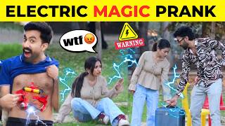 Electric⚡️Magic Prank on Cute Girls😱 Part -12 || by Iqbal Malik on @decentboysprank