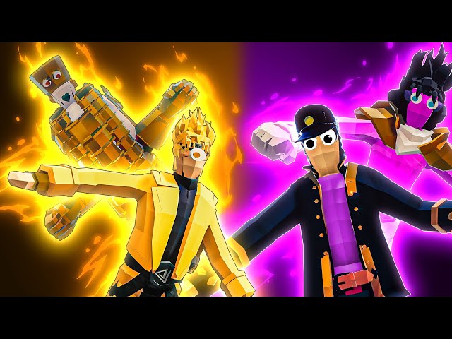 Jotaro and Star Platinum VS Dio and Zawarudo by ColonelFats69 on