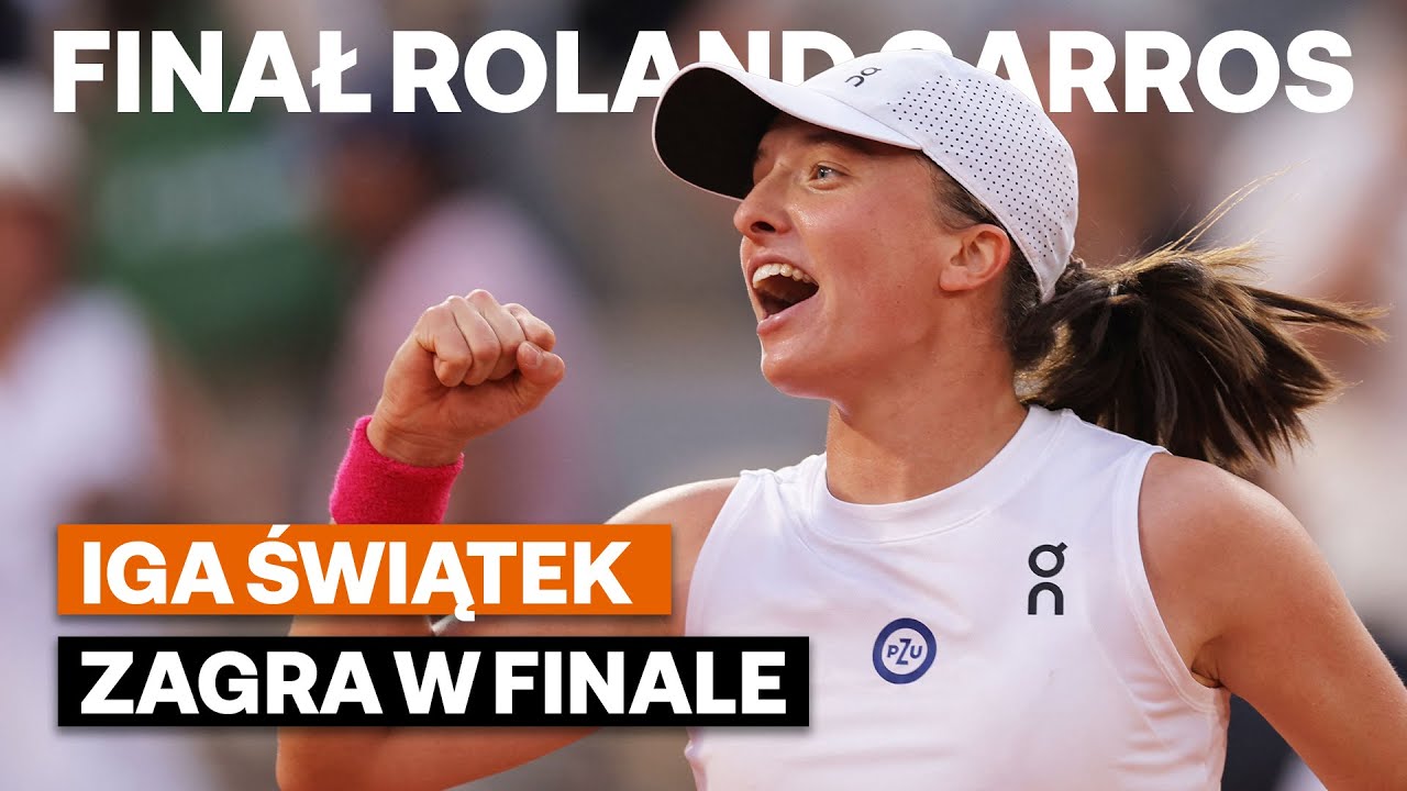 IGA ŚWIĄTEK ZAGRA W FINALE ROLAND-GARROS | Skrót półfinału z Haddad Maia