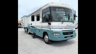 SOLD! 2004 Winnebago Adventurer 35U Class A Motorhome, 2 slides, Fiberglass Roof  $29,900