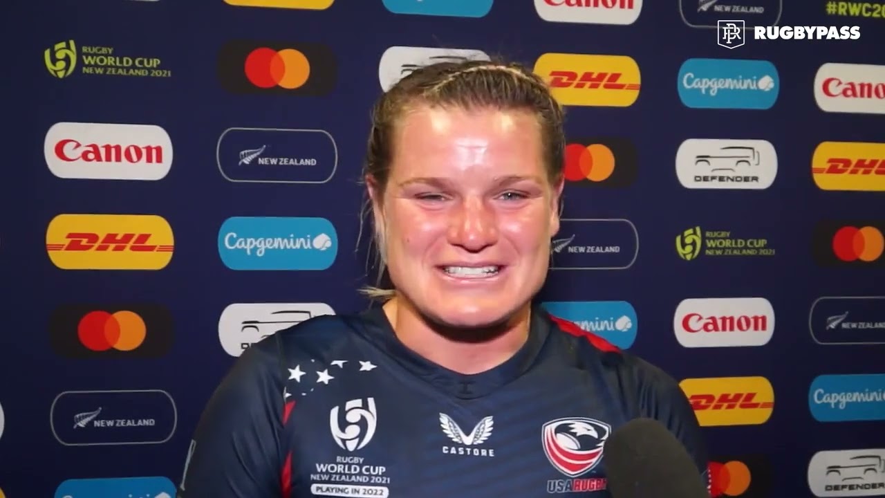 Rachel Johnson On USAs Quarter Final Loss To Close Rivals Canada Rugby World Cup 2021