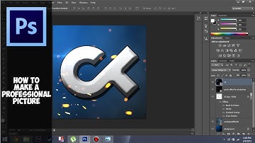 Photoshop CS6 | How To Make A Professional Profile Picture For Youtube